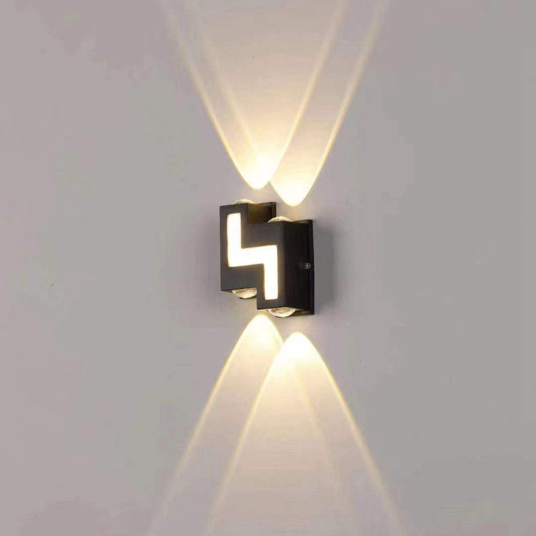 Waterproof Strip Wall Panel Light Highlight Luxury Garden Wall Lights Wall Mount Lighting Aluminum Landscape Garden Outdoor