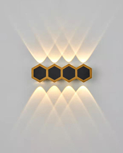 Hagood Rebow drop shipping modern minimalist white quantum honeycomb wall lamp touch sensitive modern wall lamp minimalist