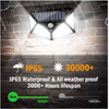 100LED solar wall lamp courtyard four side light-emitting solar lamp human body induction waterproof outdoor lamp