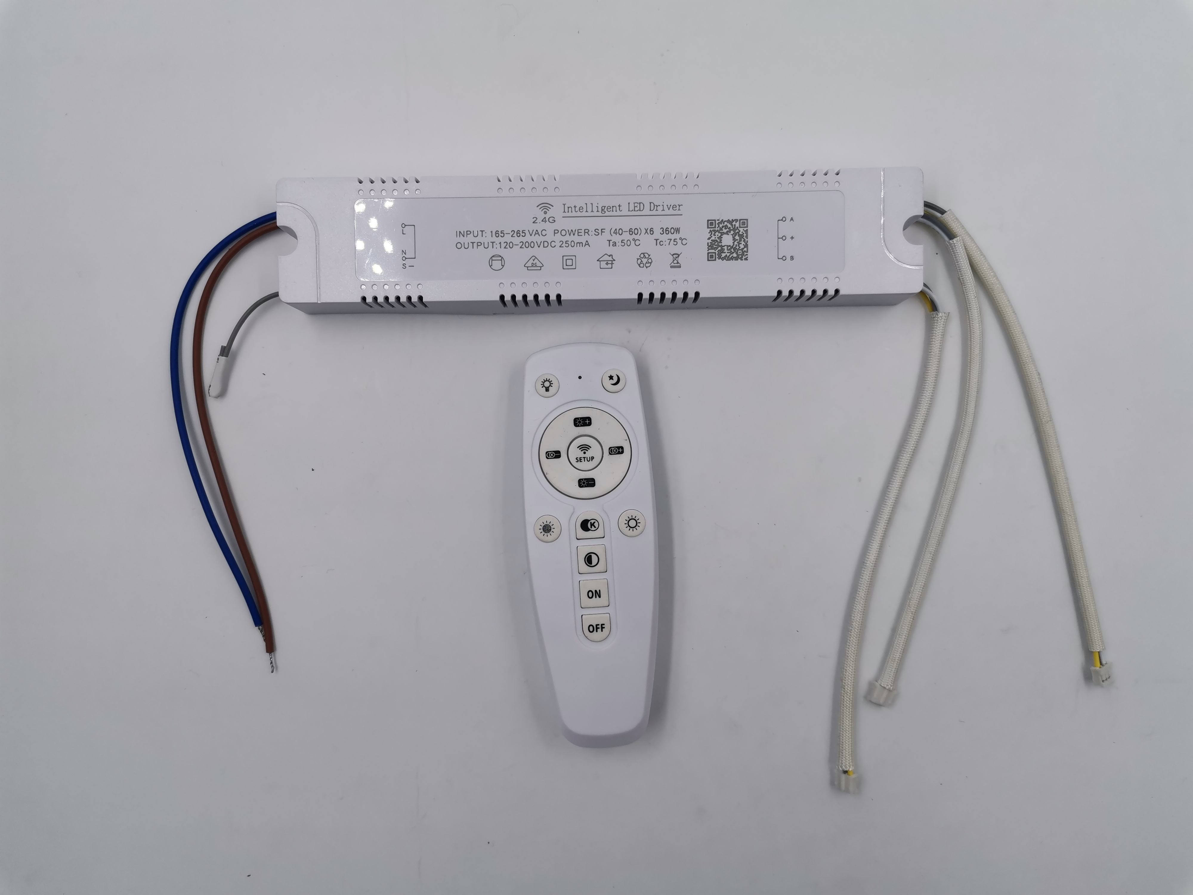 Tuya APP Gateway Compatible Zigbee Smart Dip Dimming Power Driver 2.4G app control and controller