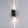 Modern Led Lamp Black Shell Beam Light Waterproof Wall Light And Outdoor Nightlight Up And Down Wall Lights for Home