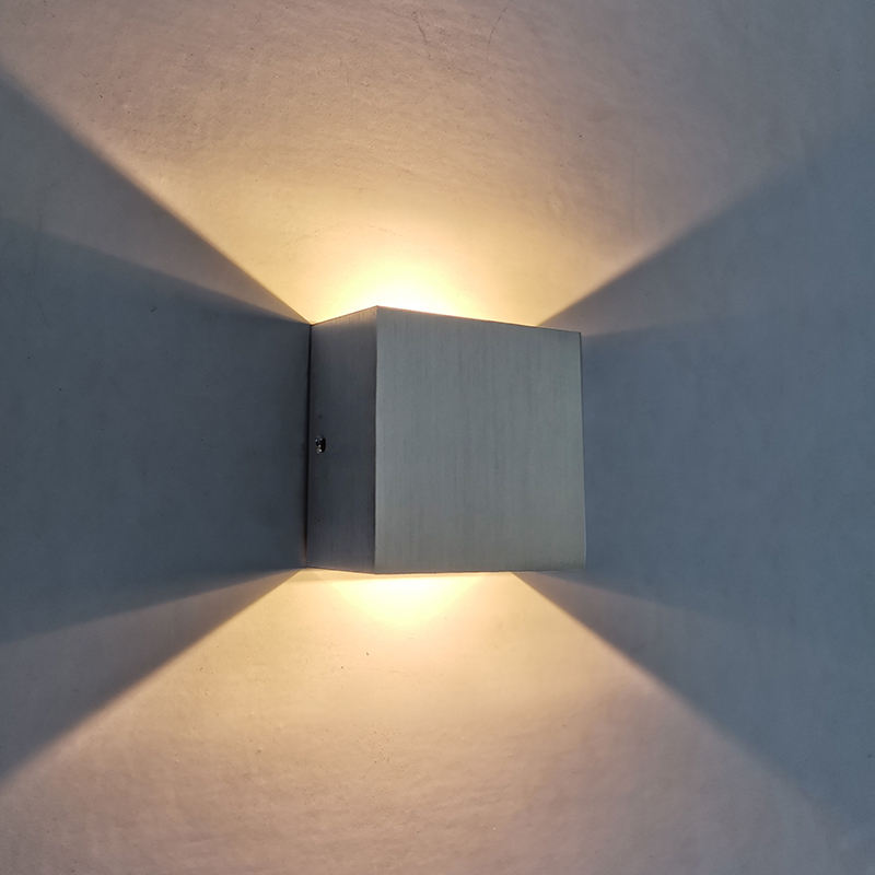 Decoration Light Fixture Wall Sconce Up And Down Cube 6W Lamp Creative Lights Wall Bracket Lights