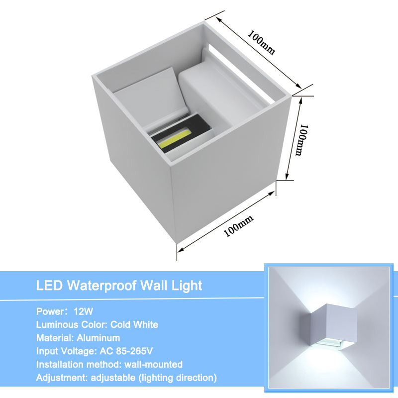 led outdoor wall lights waterproof
