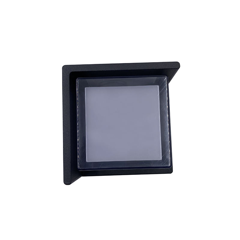 Modern interior 5W LED wall light acrylic square black living room corridor staircase home decoration wall