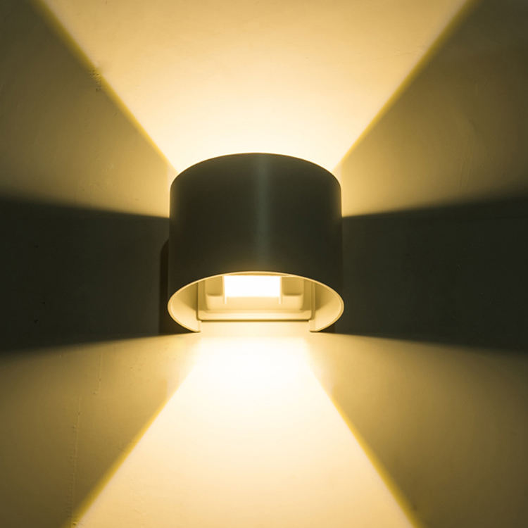 Waterproof Semicircle Design Led Wall Light 6W Outdoor Lighting with Factory Direct Price Fixtures Light Lamp Sconce