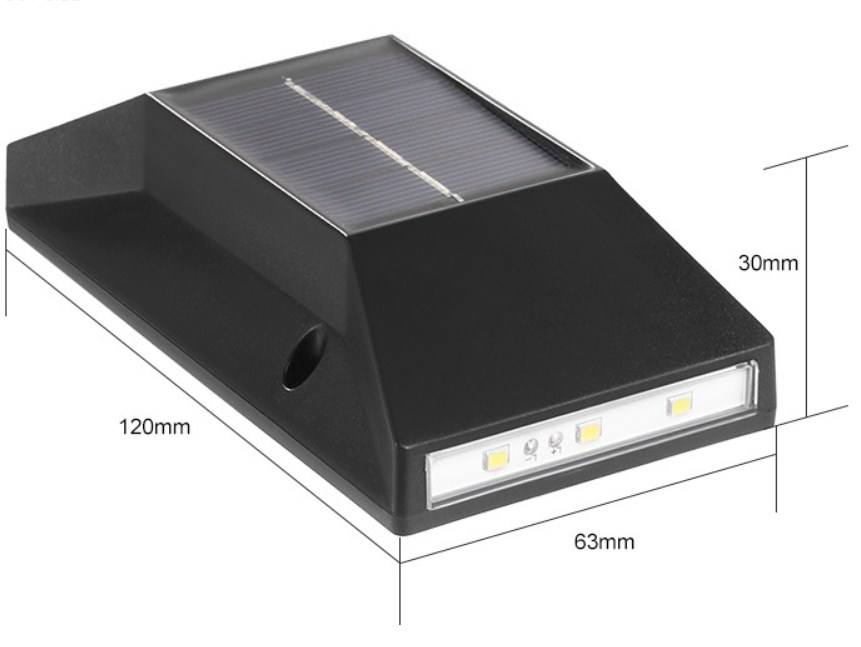 Newest Product Abs Indoor Hotel Decorative Light Outdoor Ip65 Waterproof Solar Led Wall Lamp solar panel Led Street Light