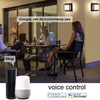 Waterdichte IP65 Smart WiFi Outdoor Wandlampen Armatuur Stralingshoek Verstelbare Up and Down Aluminium Wandkandelaars Werken met