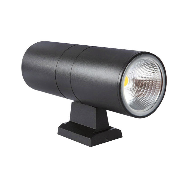 Wholesale Top Quality Waterproof Modern Hotel Up And Down Wall Light Ip65 Cob Led Outdoor Wall Lamps Wall Mounted