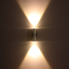 Simple Style 2W 6W LED Wall Sconce AC85-265V Aluminum Delikat Bedside Lighting for Indoor Hotel Stair Aisle Light Fixture