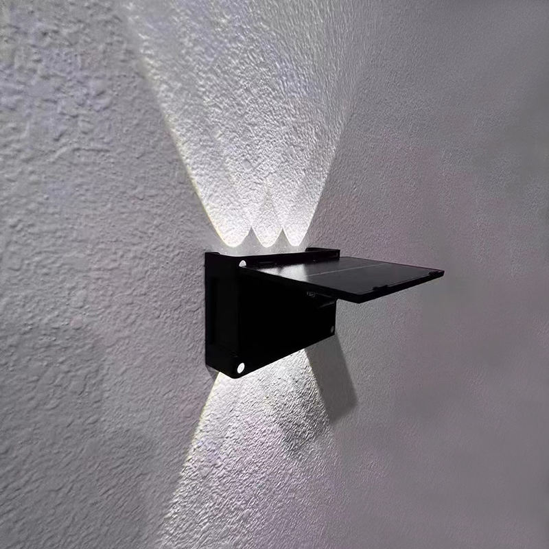 solar powered led wall light