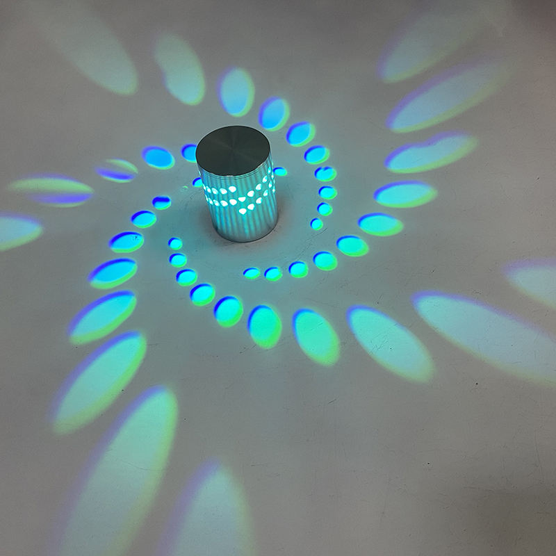 LED Spiraal Gat Wandlamp 16 Kleuren Met RGB Afstandsbediening Geschikt Voor Hall KTV Bar Woondecoratie Art Wandlamp