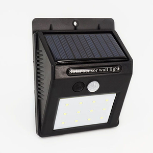 LED Solar Power Light 20LED Wall mounted Light PIR Motion Sensor Outdoor Waterproof solar water heater