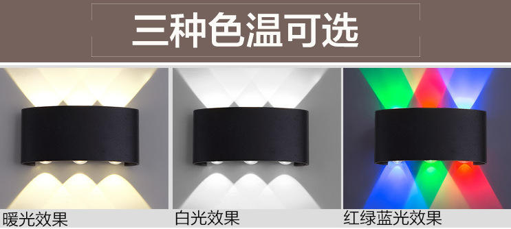 led outdoor wall mount lighting