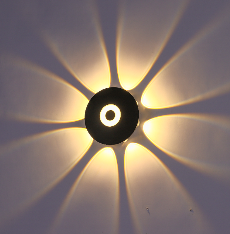Modern LED Wall Light Up Down Lighting Round Sconce Lamp Fixture Mount Indoor Outdoor Home Room Bedroom Hotel Lighting Decoration