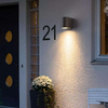 5W Column Single Head Waterproof Wall Lamp Unique Night Lamp IP65 Waterproof Wall Lamp for Garden Yard Decoration