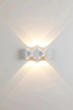 6W Bow Wall Lamp Waterproof LED Wall Light Factory Price Black And White Housing Garden Household Decorative Lights