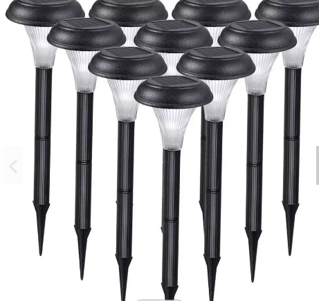 LED Solar Light Solar garden light Solar path lamp Hot selling cheap small plastic outdoor garden pathway yard pillar light 