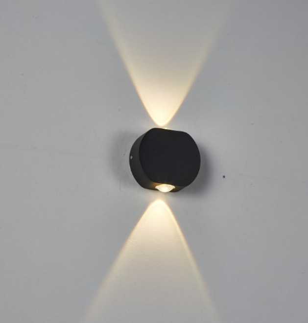 Outdoor 4W LED Wall Lamp Up And Down Aluminum Wall Sconce Garden LED Wall Light