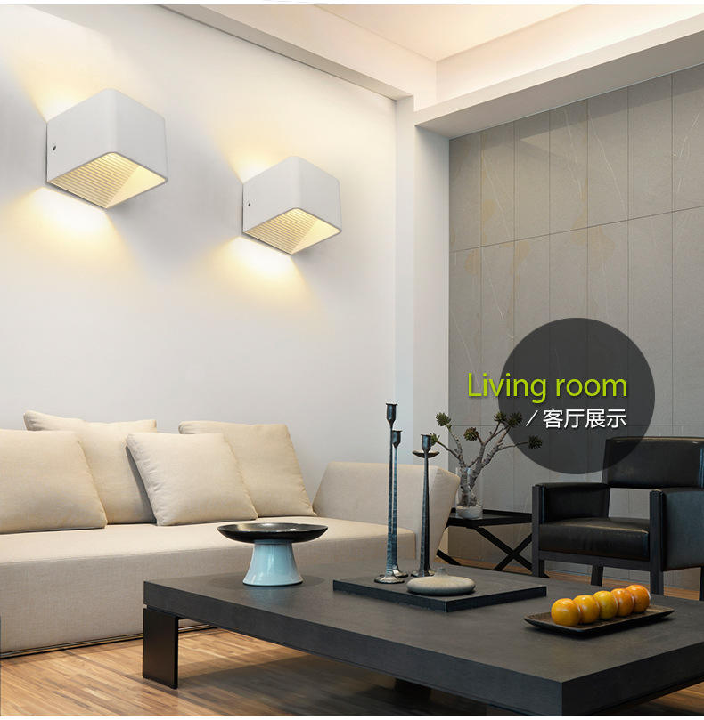 2023 3W 5W LED Wall Lamp Lampada Bedroom Beside Wall Light Home Indoor Decoration Lighting Corridor Aluminum Wall Sconce AC90-260V
