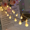 Star String Lights LED Christmas Garland Fairy Curtain light 2.5M Outdoor Indoor For Bedroom Home Party Wedding New Year Decor
