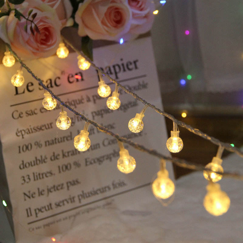 Star String Lights LED Christmas Garland Fairy Curtain light 2.5M Outdoor Indoor For Bedroom Home Party Wedding New Year Decor