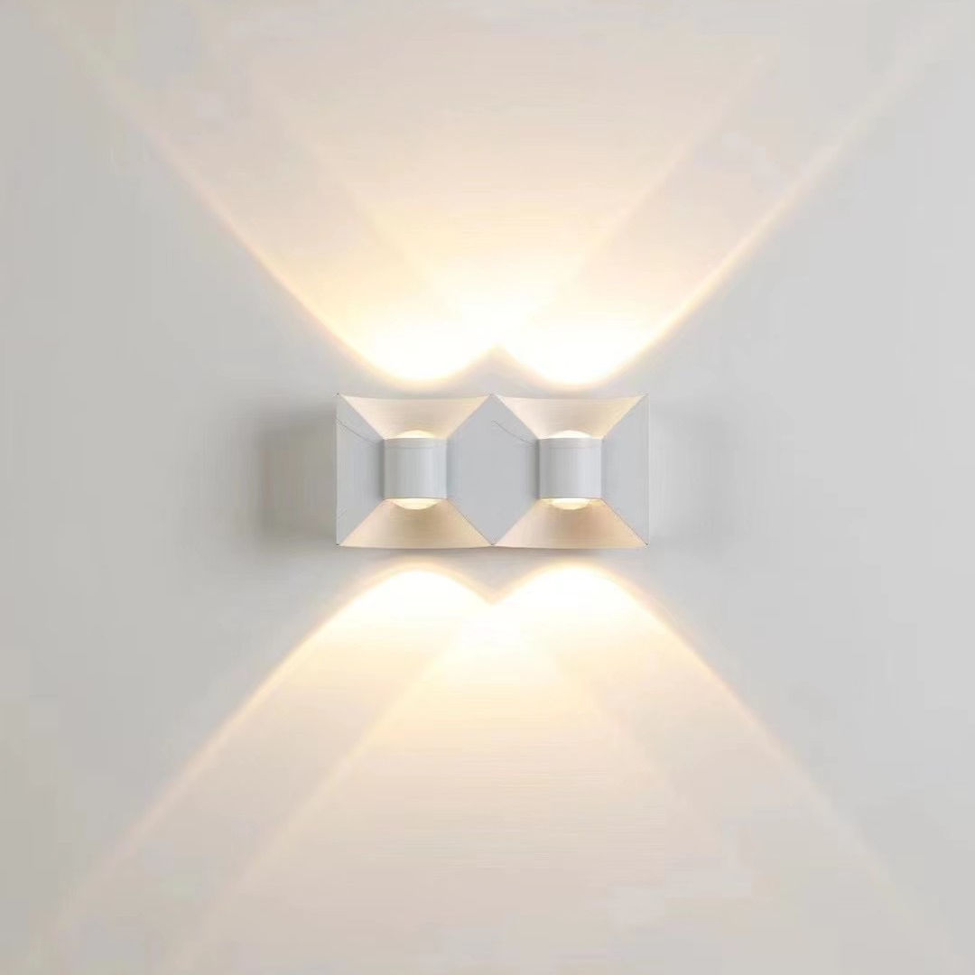 6W 12W Decorate Modern Contemporary Garden Aluminum Outdoor Wall Light Up Down LED Wall Lights
