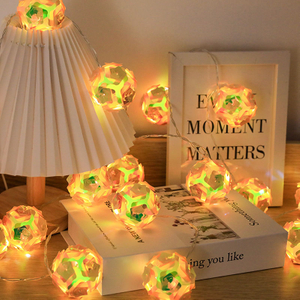 LED Christmas Decoration Light New Year Room Decor Garland Holiday Ornaments Outdoor Garden Decor String Lamp Santa Claus Lights