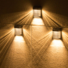 Factory Outdoor Waterproof Wall Lamp Led Solar Wall Light Motion Sensor Garden lights for Courtyard Outdoor Lighting