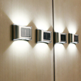 solar outdoor wall lights solar wall lights outdoor solar lamp garden lawn solar light wholesale factory price for Front Door, Yard, Garage, Garden