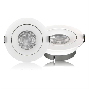 China Factory Price CE ERP Round Small Panel Light 5W 7W Daylight Recessed LED Ceiling Panel Light Ceiling Mini Led Spot Light