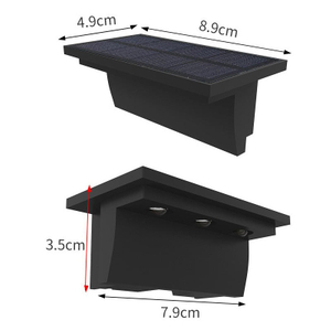 Solar Light Waterproof Intelligent Light Control Outdoor Sunlight Lamp for Garden Street Landscape Balcony Decor Solar Wall Lamp