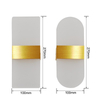 Acrylic 6W wall lamp simple led living room Background Round Wall Lamp hotel hall corridor lighting minimalist