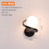 Classic Lampen Crystal Bedroom Bedside Mount Interior Light Indoor Decorative Gold Black Metal Modern Led Glass Wall Sconce