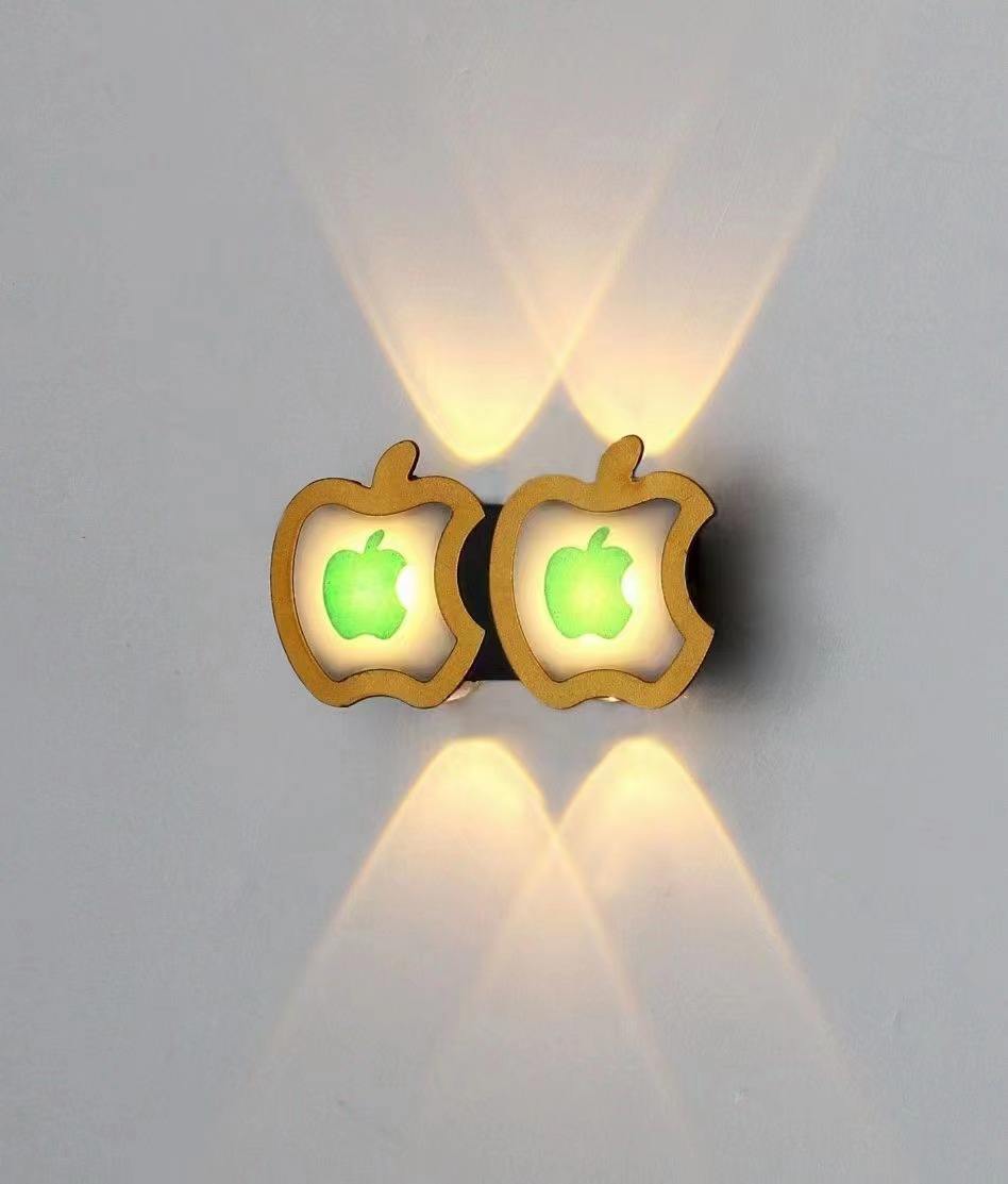 Black Led Long Wall Lamp Living Room Background Wall Bedroom Bedside Wall Lamp Modern Minimalist Line Lamp