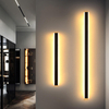 LED Aluminum Modern Garden Rectangular waterproof wall lamp