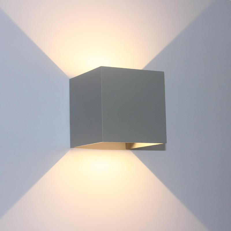 Square wall lamp European style