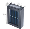 Solar Charging Wall Light Outdoor Waterproof IP65 Up And Down Stair Wall Light Solar LED Night Light