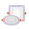 6W 9W 16W 24W led Ceiling Recessed panel Light Painel lamp home decoration round square Led Panel Downlight Blue+White