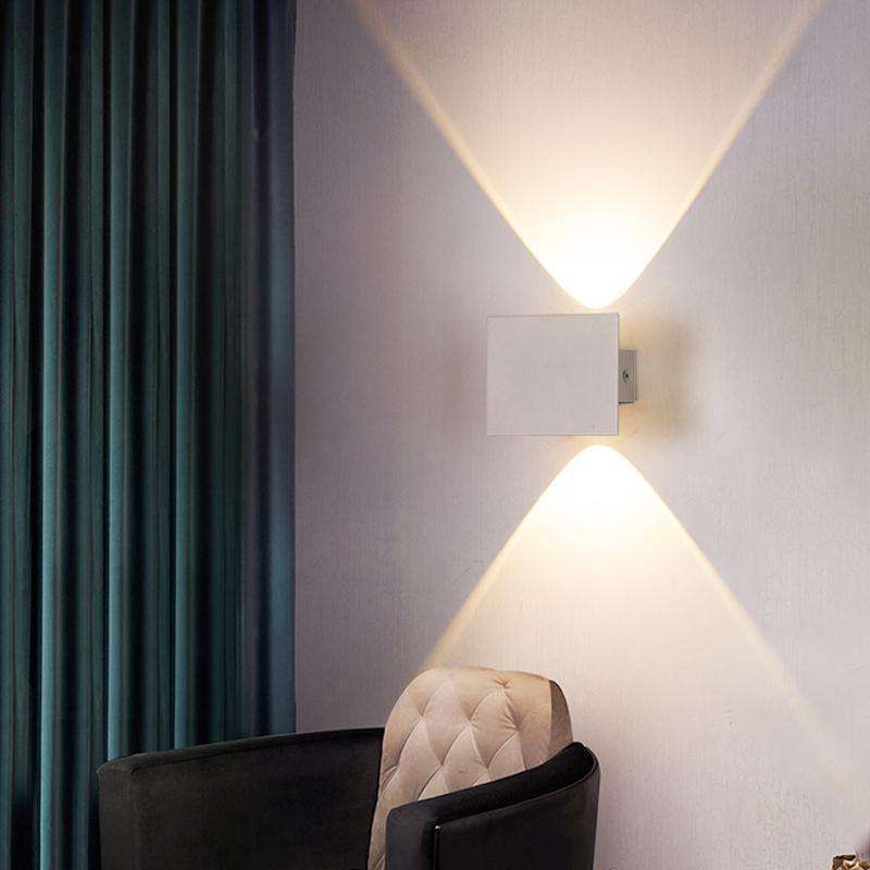 Modern Indoor LED Wall Lamp Bedside Lamp Living Room Home Lighting Corridor Aisle Decoration Aluminum Light AC85-265V
