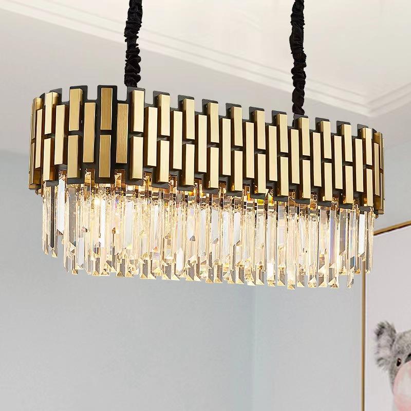 LED crystal chandelier dining room chandeliers modern chandelier E14 bulb Ring Chandelier for Living Room Pendant Light Decorative Lighting Style crystal chandelier