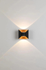 6W 12W Bow Wall Lamp Waterproof LED Wall Light Garden Household Decorative Lights Factory Price Black And White Housing