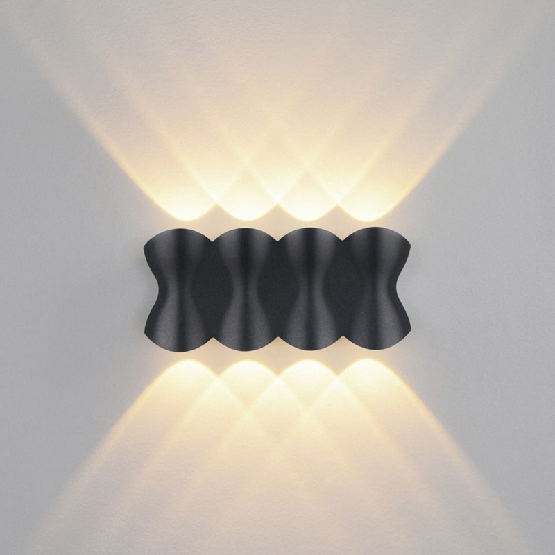 Modern Waterproof Outdoor 12W LED Wall Lamp IP65 Aluminum UP And Down Wall Light Garden Porch Sconce Decoration Light 110V 220V