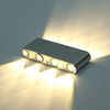 6W 8W RGB Rectangle Shape High End Decoration for Home Wall Bracket Lamp Hotel Decoration Lamp Up Down Lights