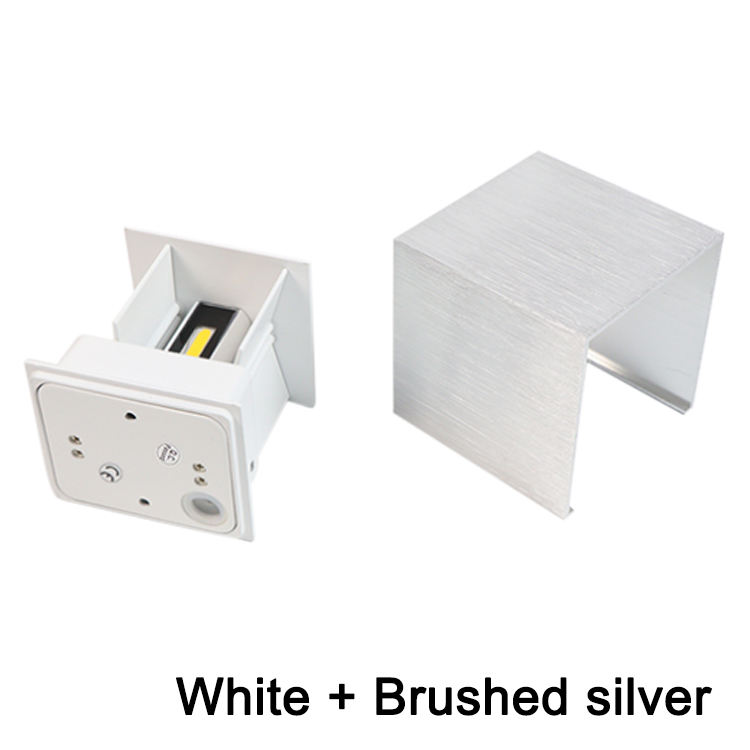 IP65 Waterproof 6W Indoor Outdoor Led Wall Lamp Modern Aluminum Adjustable Surface Mounted Cube Led Garden Porch Home Wall Light