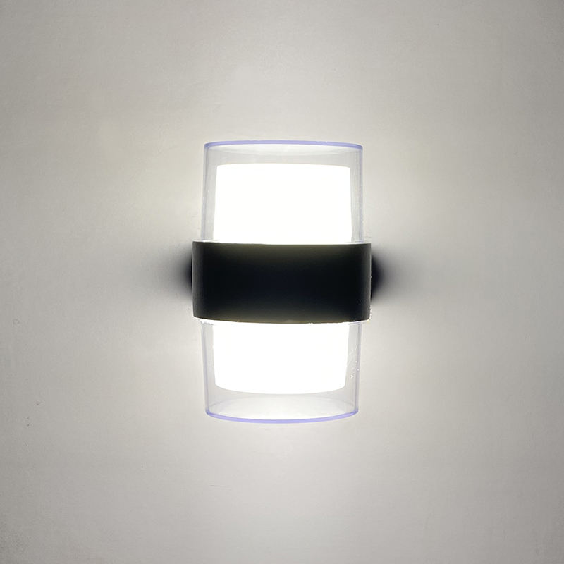 2.4G LED Three Color Temperature Remote Control Wall Lamp