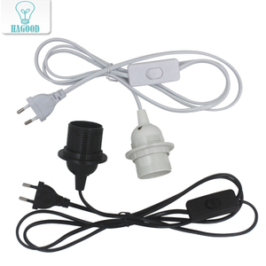 1.8M Line Length E27 LED Lamp Socket 250V 4A 303 On/Off Lamp Holder Adapter Converter for LED Light Suspension Socket Holder