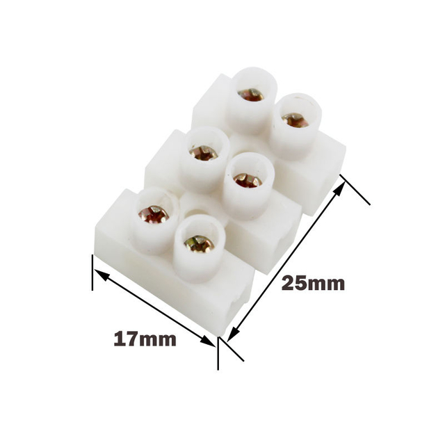 3-digit terminal block 10A Screw Connector with no welding Flame retardant Quick Connector Fit for Accessories Equipment