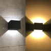 Black Ceramic 3W Cube Led Wall Lamp Up And Down for Indoor Decrotaion with Factory Price Wall Lamp Modern Lighting