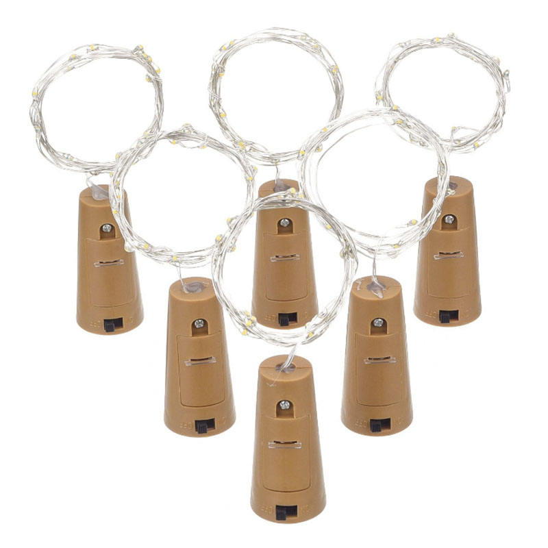 Novelty 2M 20leds LED Copper Fairy Night Light Waterproof Garland Lamp for Garden Christmas Wedding Party Decoration Lighting