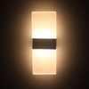 Led Wall Sconce Factory Supply Hotel Light Acrylic Surface Mounted Indoor Bathroom Dressing Room Bedside Barber Shop Decorative